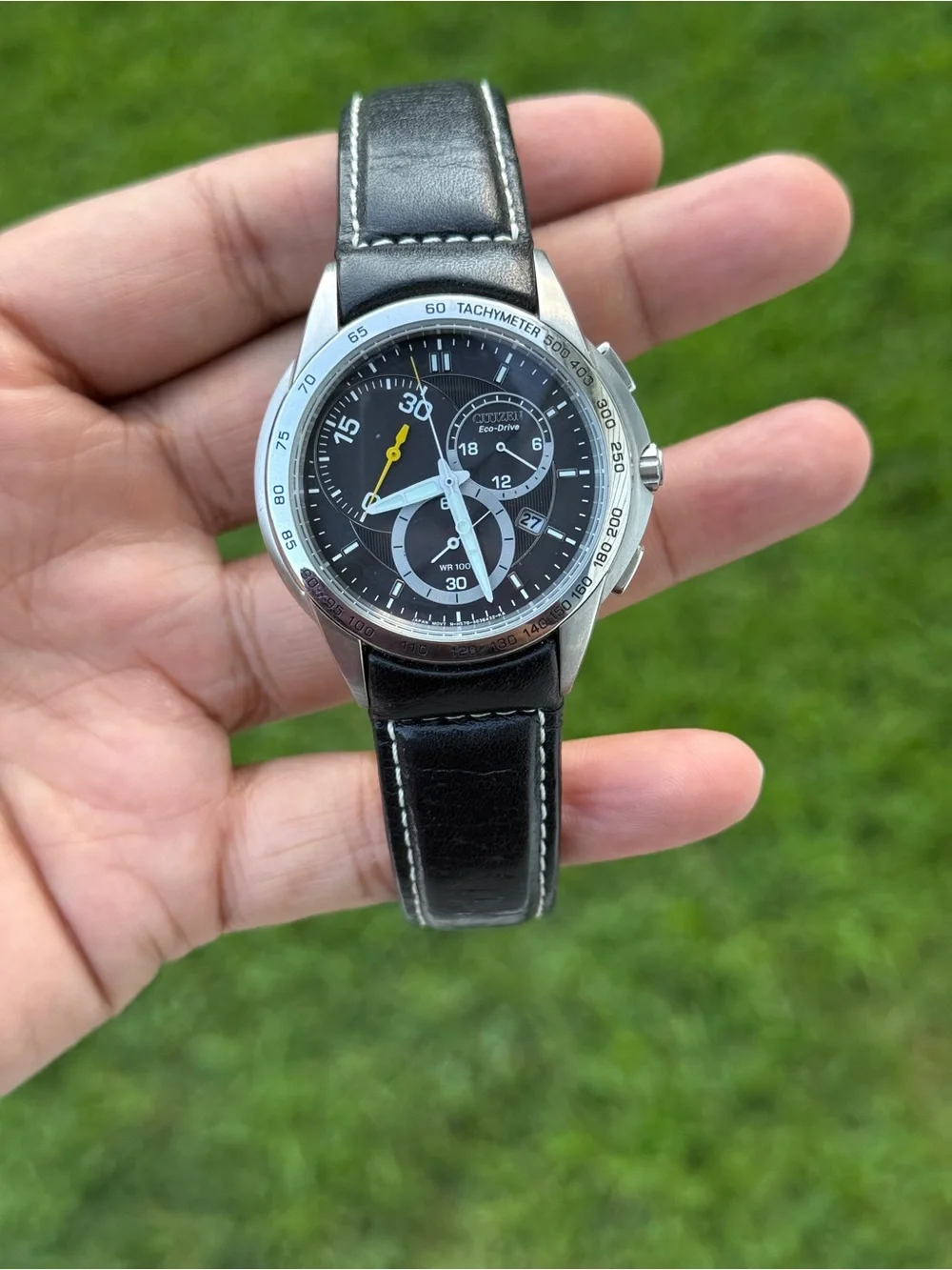CITIZEN Calibre 5700 Men's chronograph eco drive leather strap Watch